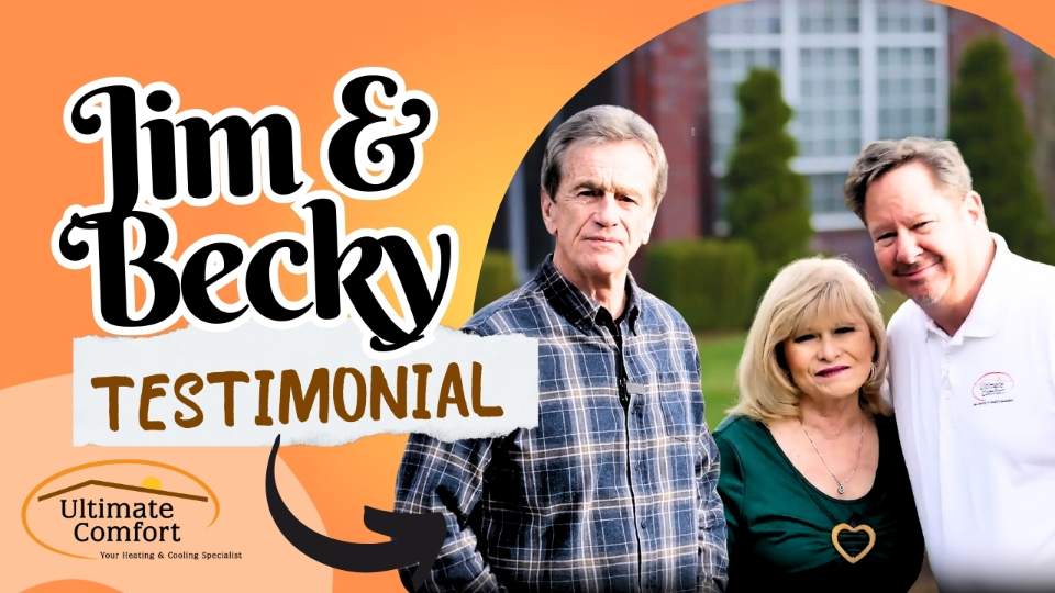 Jim and Becky's testimonial for Ultimate Comfort HVAC.